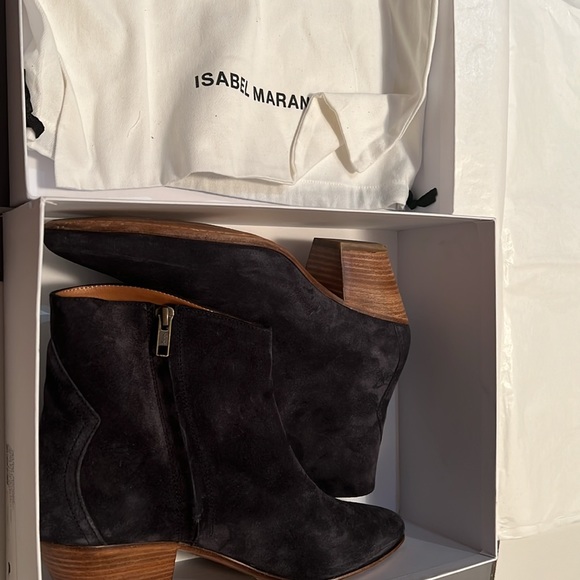 Isabel Marant Dacken suede ankle boots size EU41 - Picture 6 of 7